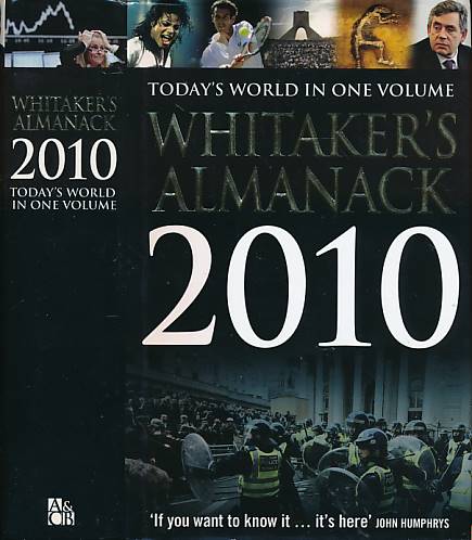 WHITAKER, JOSEPH - Whitaker's Almanack. 138th Edition. 2010