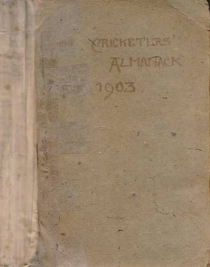 Wisden Cricketers' Almanack 1903. 40th edition.
