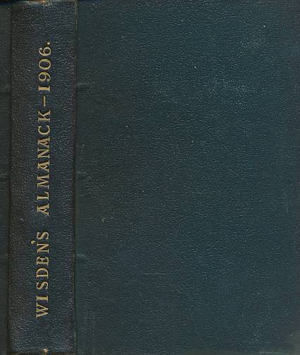 Wisden Cricketers' Almanack 1906. 43rd edition.
