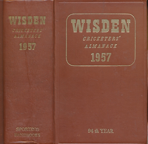 Wisden Cricketers' Almanack 1957. 94th edition.