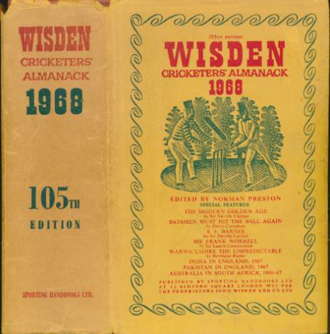 Wisden Cricketers' Almanack 1968 (105th edition)
