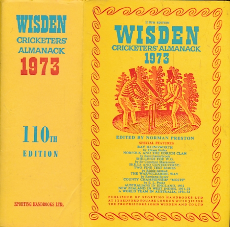 Wisden Cricketers' Almanack 1973 (110th edition)