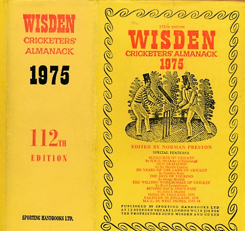 Wisden Cricketers' Almanack 1975 (112th edition)