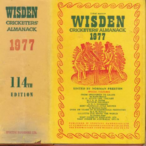 Wisden Cricketers' Almanack 1977 (114th edition)