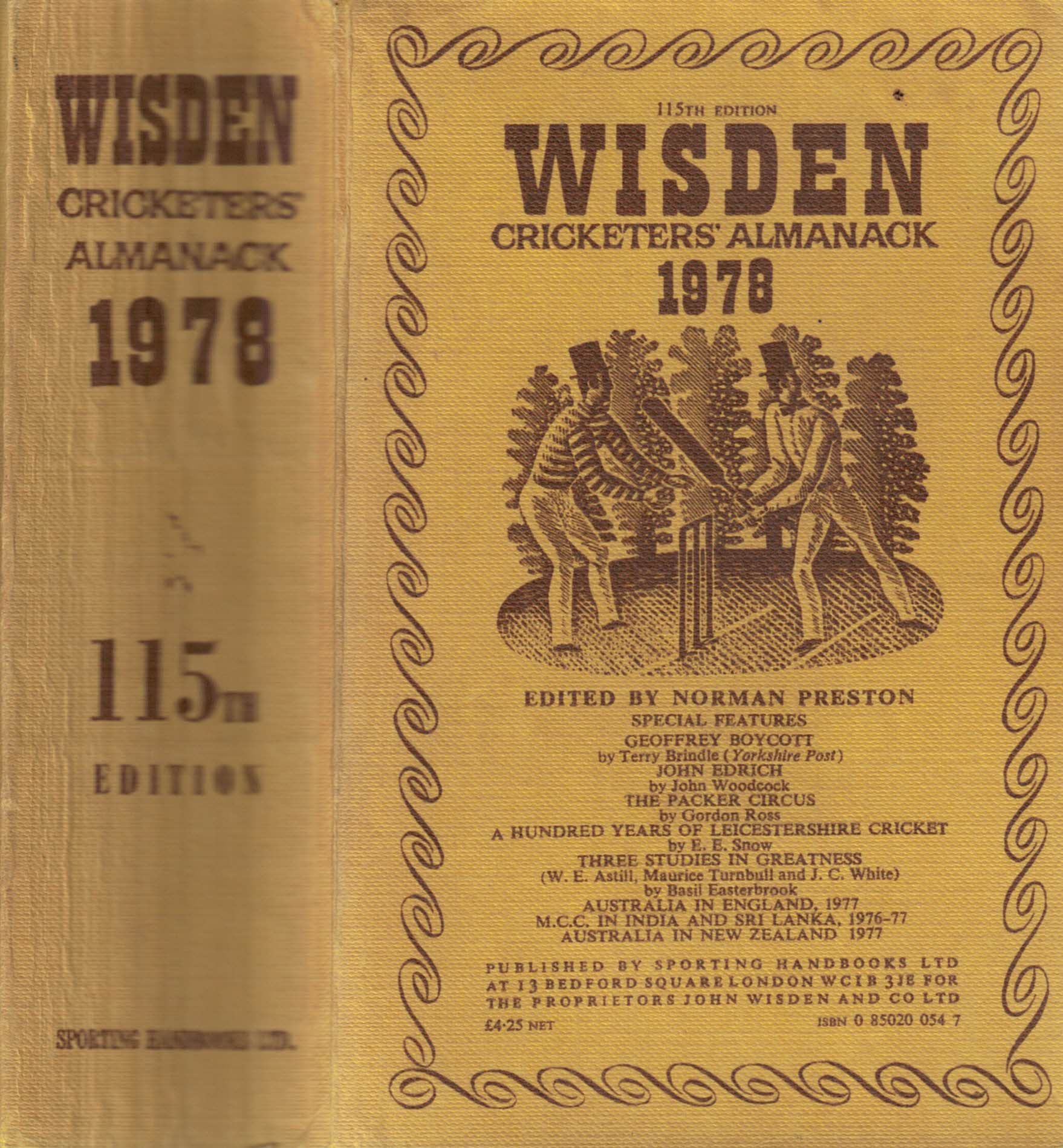 Wisden Cricketers' Almanack 1978 (115th edition)
