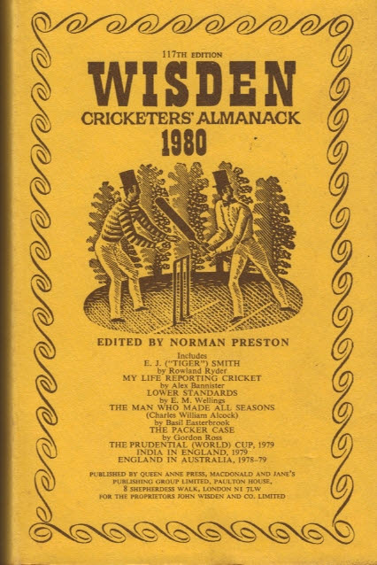 Wisden Cricketers' Almanack 1980 (117th edition)