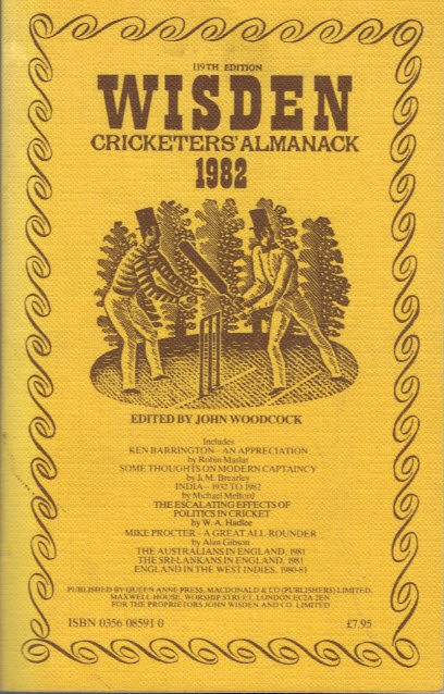 Wisden Cricketers' Almanack 1982 (119th edition)
