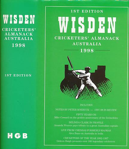Wisden Cricketers' Almanack Australia 1998