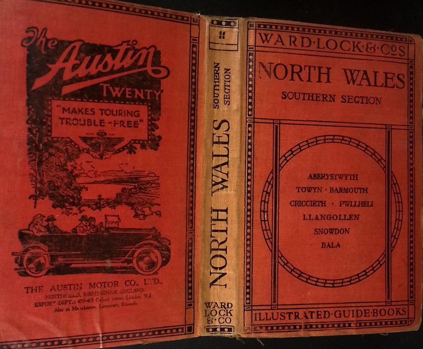 North Wales (Southern Section). A Pictorial and Descriptive Guide. Ward Lock's Original Red Guide. 5th edition. 1920.
