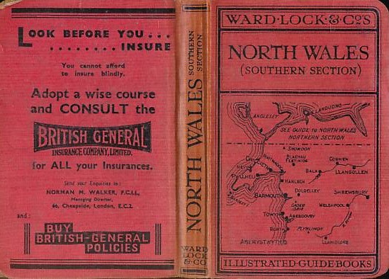 North Wales (Southern Section). A Pictorial and Descriptive Guide. Ward Lock's Original Red Guide. 8th edition. 1934.