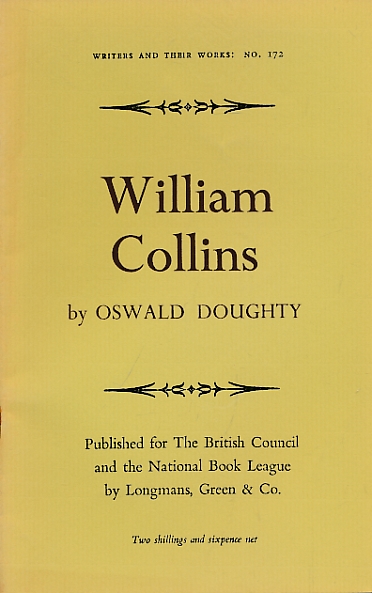 William Collins. Writers and their Work No. 172.